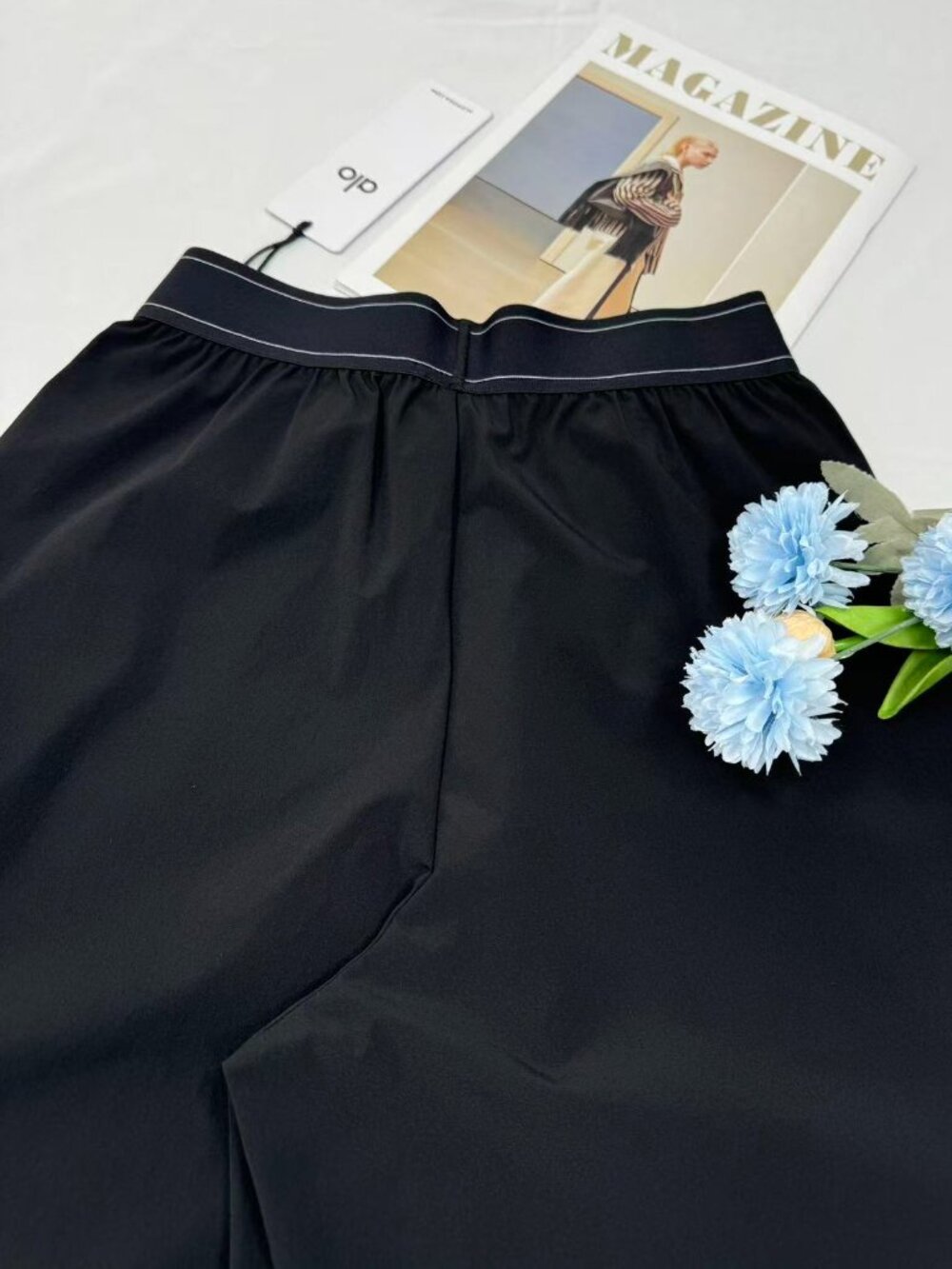 NWT Alo Yoga Suit Up Trouser Black Wide Leg Pant Regular 30" Inseam π€πββοΈ - Picture 4 of 8